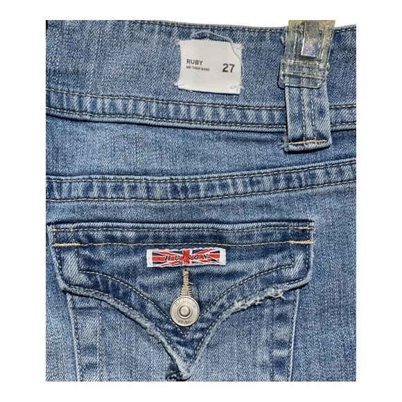 Women's Ruby Blue Denim Shorts Size 27w - Picture 4 of 5